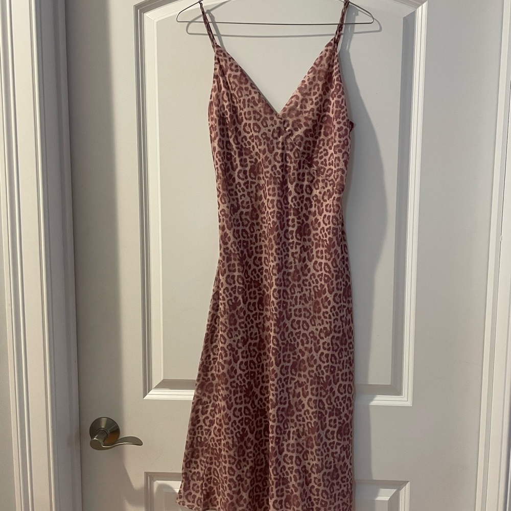 7 For All Man Kind Lads es Spaghetti long light weight, lined dress.  Med
